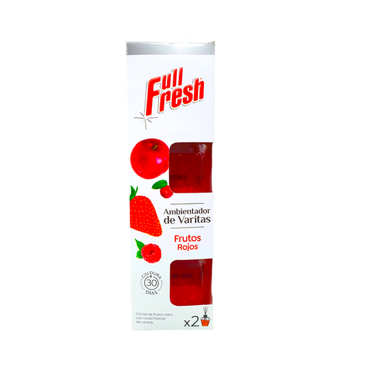 Ambientador Varitas Full Fresh 80 ml 2 Unidades Frutos Rojos