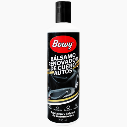 Balsamo Renovador De Cueros Para Autos Bowy 350 ml