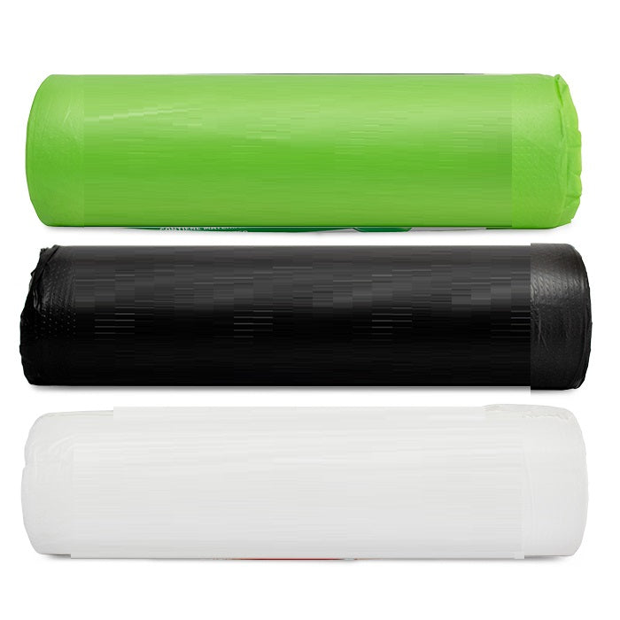 Bolsa Basura Oxo Biodegradable 65x90 Blanca Verde Negra 30 Unidades