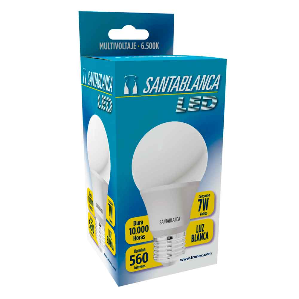 Bombillo Santablanca Led 7 W