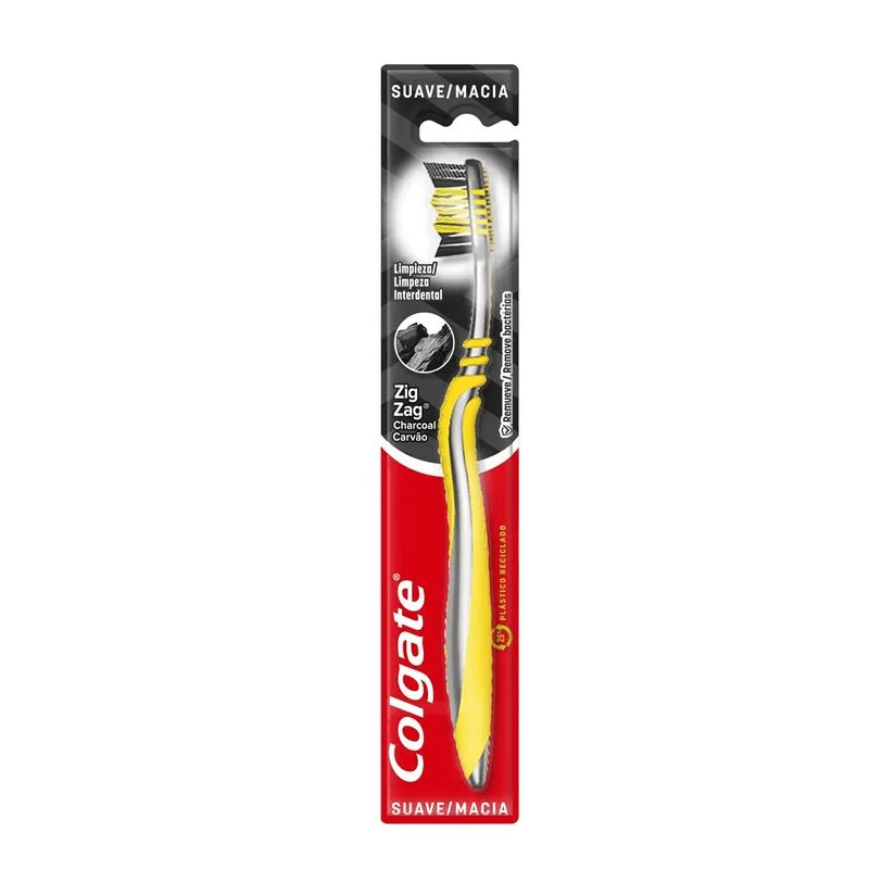 Cepillo Dental Colgate Carbon Zig Zag Extra Suave