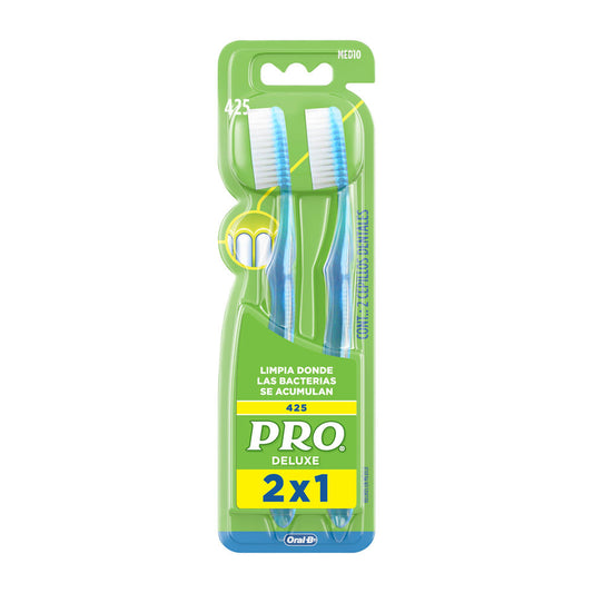Cepillo Dental Pro 425 Medio 2 Unidades Oferta
