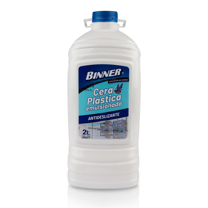 Cera Binner 2000 ml Emulsionada Plastica Lavanda