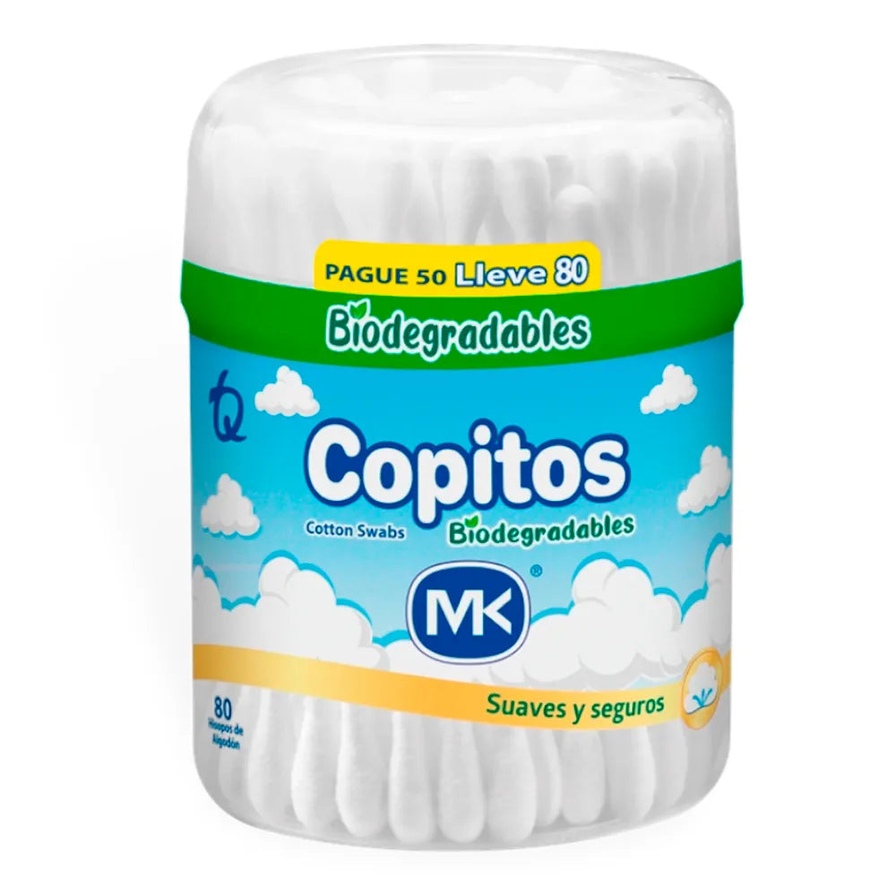 Copitos MK Biodegradables 80 Unidades