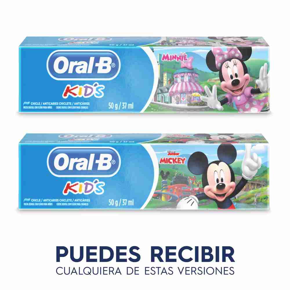 Crema Dental Oral-B Kids 50gr Mickey Minnie