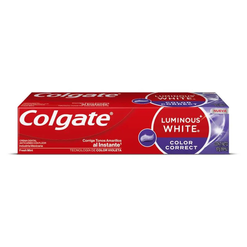 Crema Dental Colgate Luminous Color Correct 66 ml
