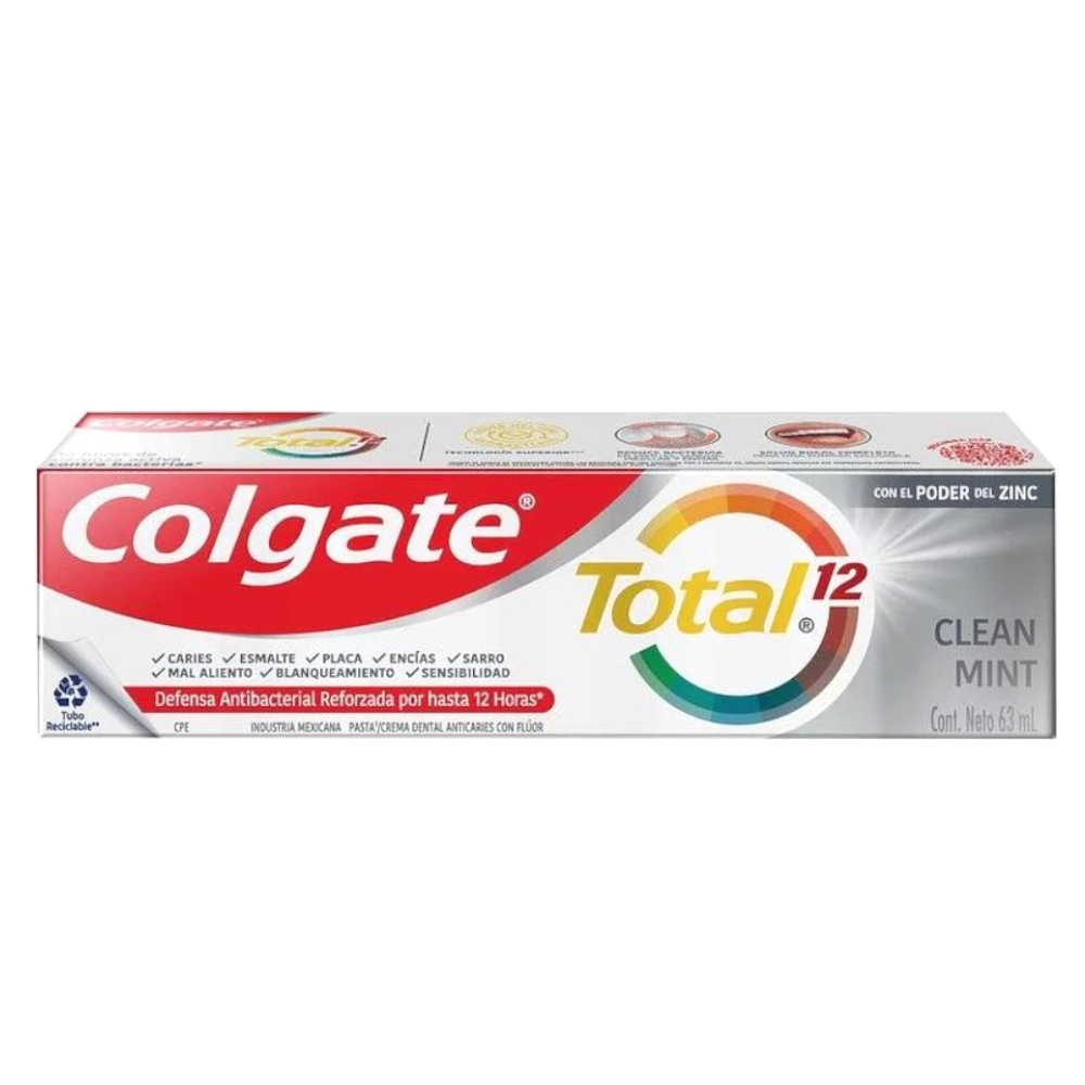 Aad Colgate Crema Dental Colgate Total 12 63 ml Clean Mint – MEGASEO 170