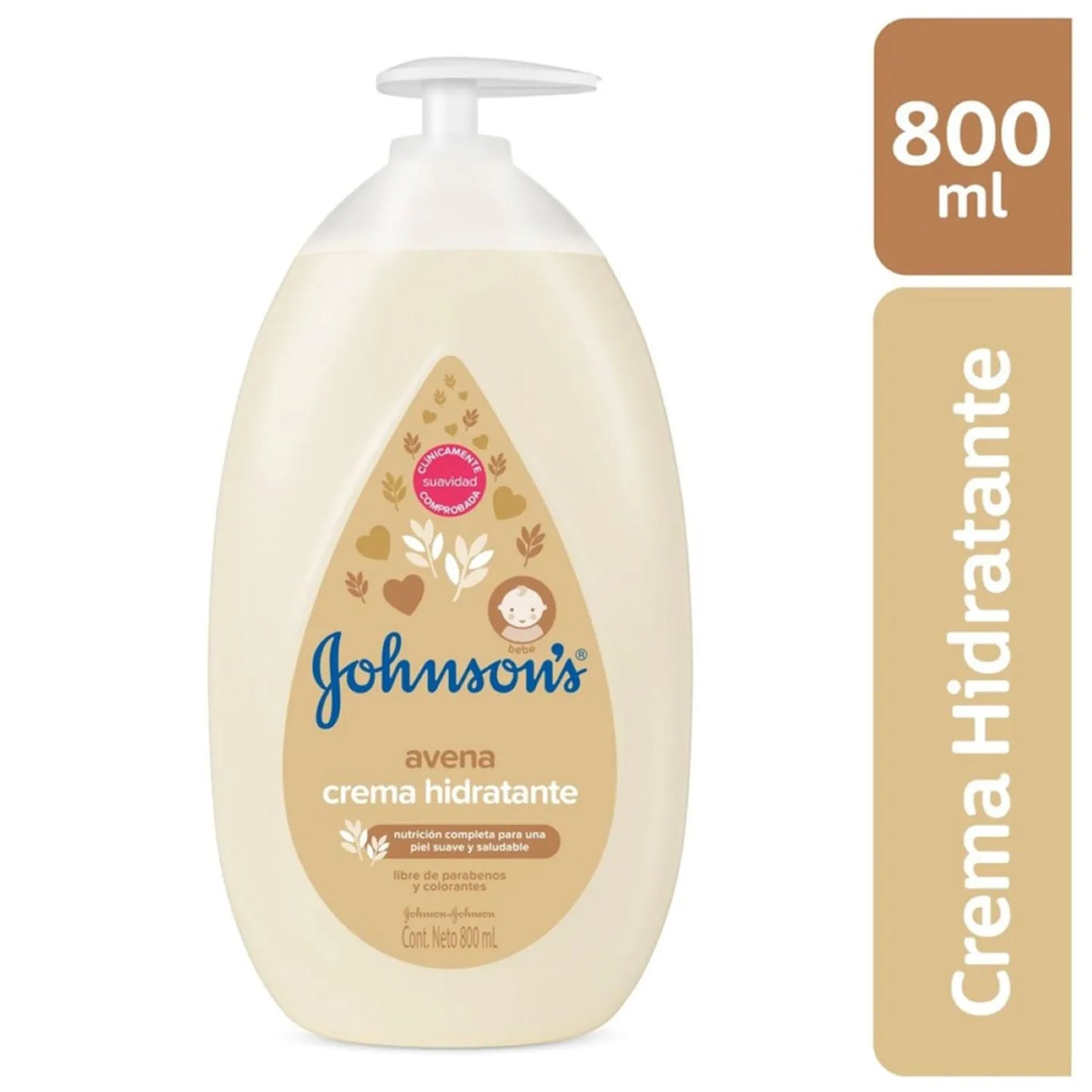 Crema Johnsons 800 ml Baby Avena