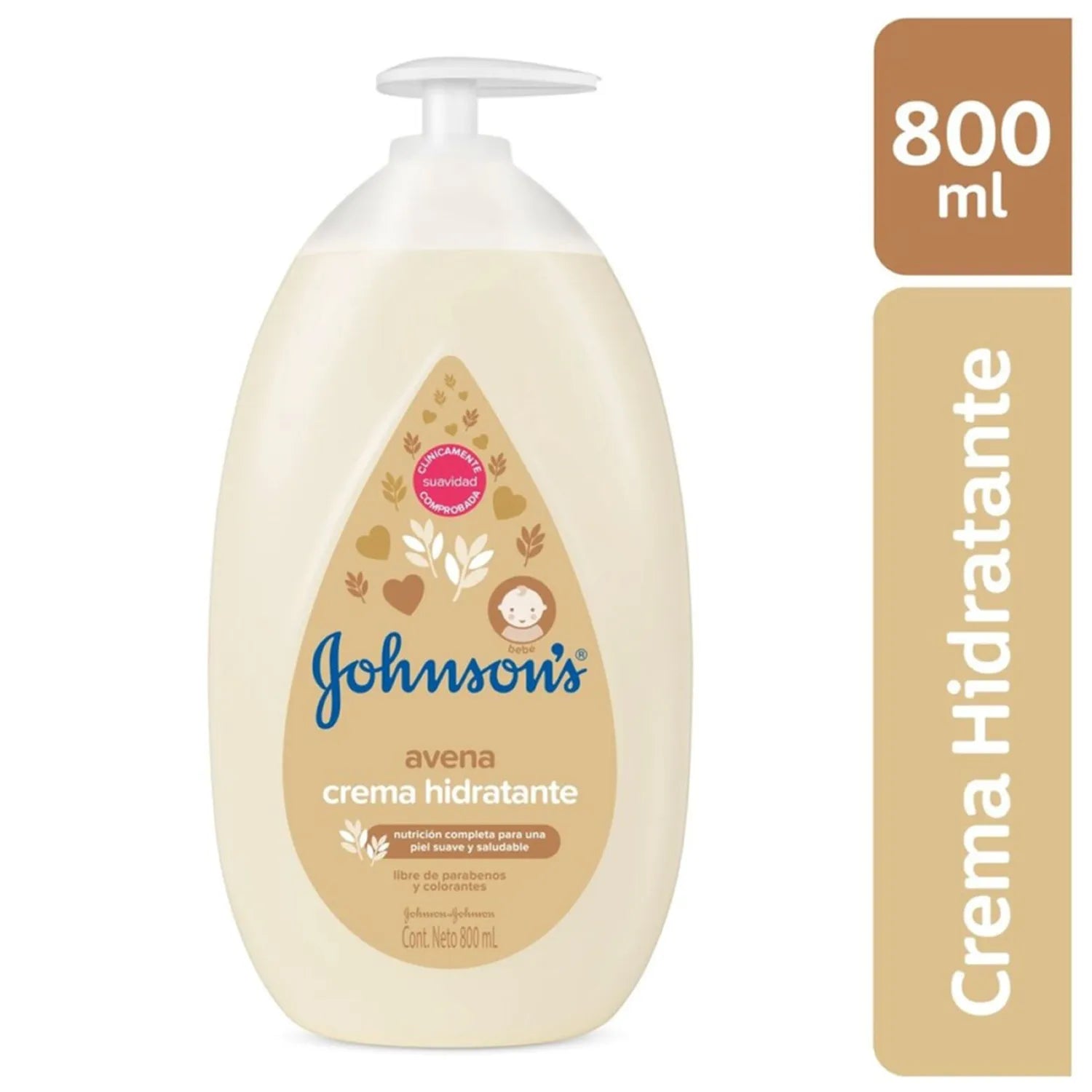 Crema Johnsons 800 ml Baby Avena