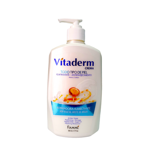 Crema Vitaderm 500 ml Reparadora Humectante