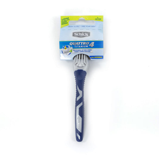 Cuchilla Afeitas Shick Quattro Titanium 4 Hojas