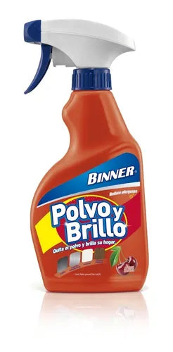 Polvo y Brillo Binner Spray 500 ml Cereza