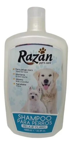 Shampoo Mascotas Razan Pelaje Claro 1000ml