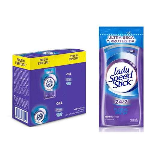 Desodorante Lady Speed Stick Sobres Caja 18 Unidades Gel