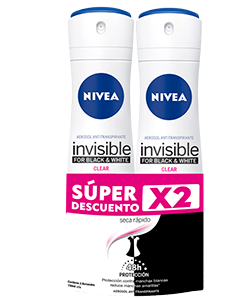 Desodorante Nivea Aerosol Mujer 150 ml 2 Unidades Invisible Oferta