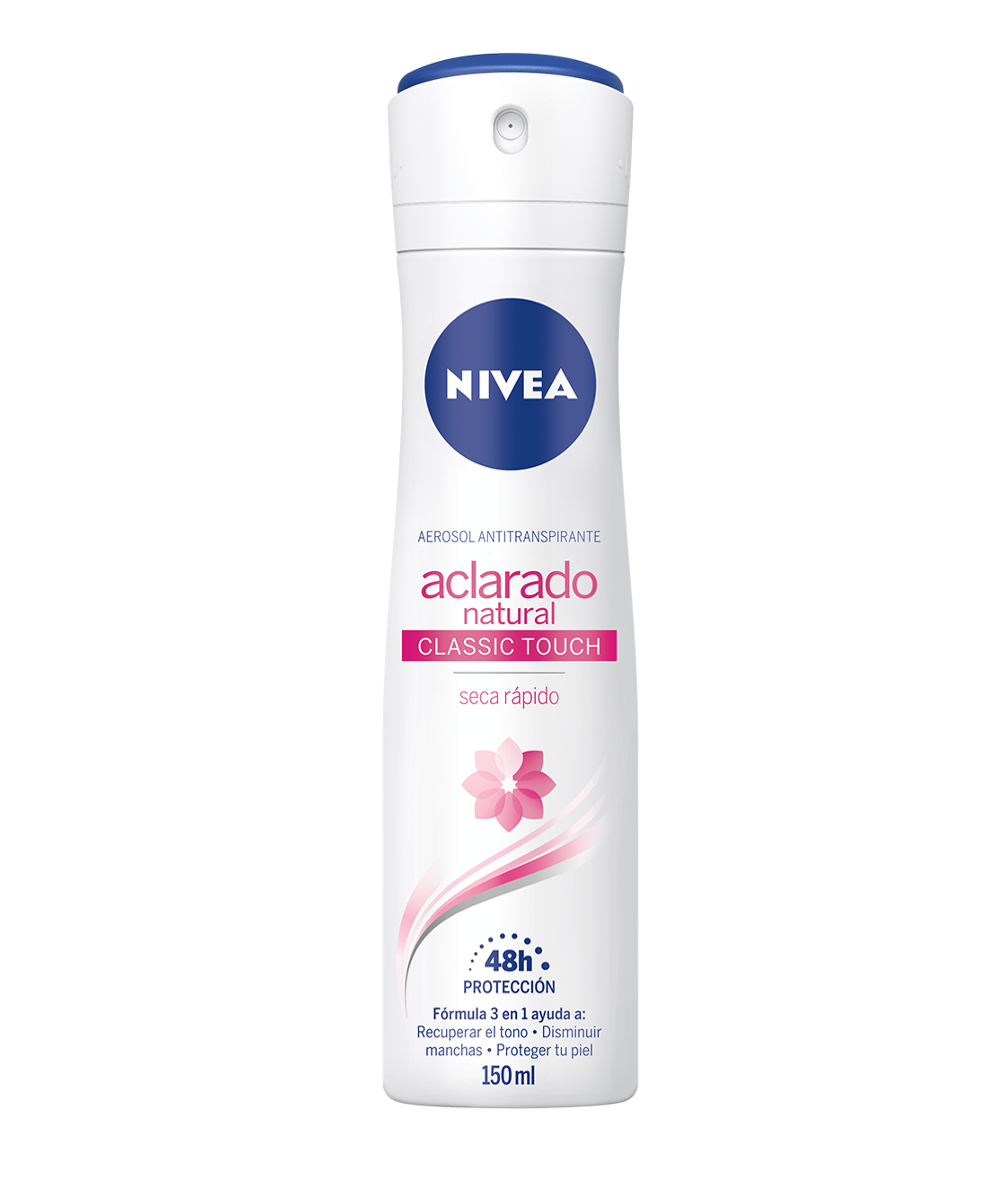 Desodorante Nivea Aerosol Mujer 150 ml Aclarado Natural