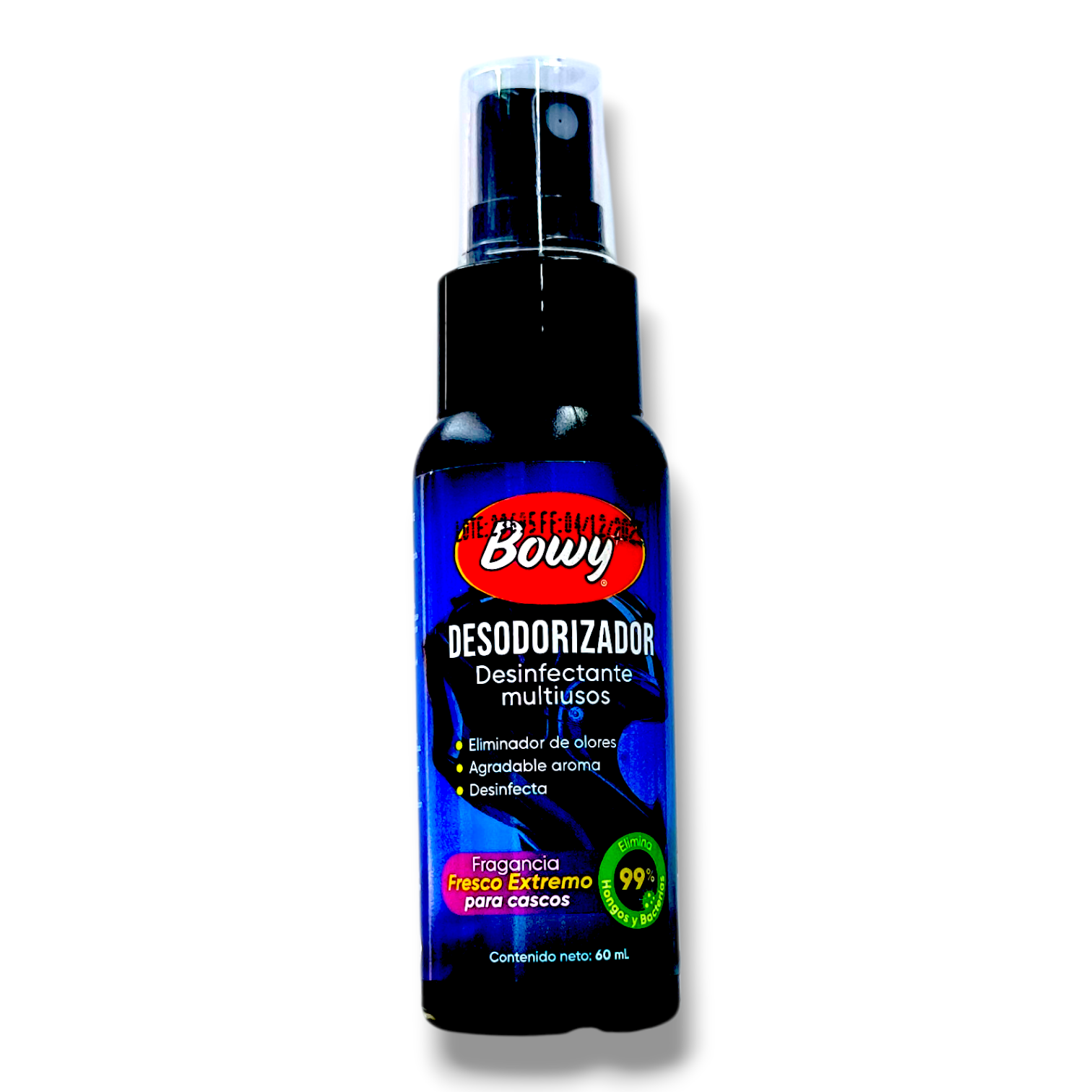 Desodorizador Desinfectante Multiusos Para Cascos 60 ml