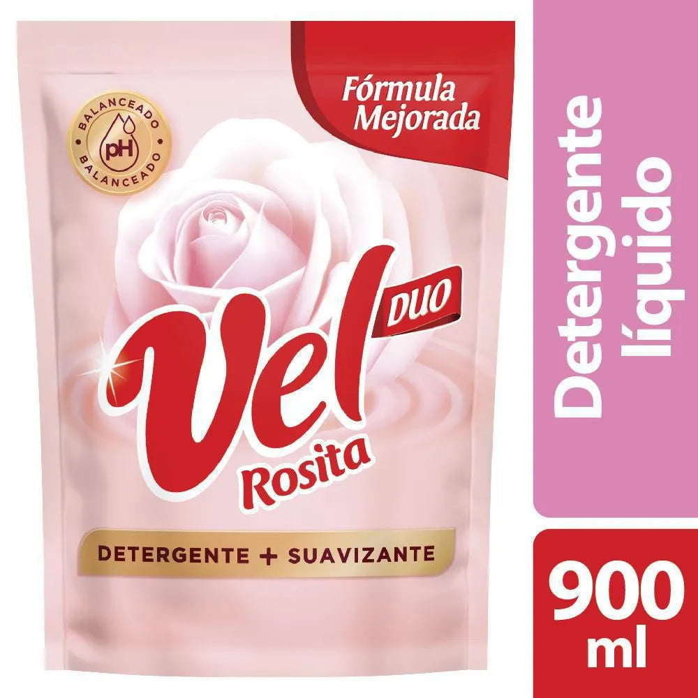Detergente Liquido Vel Rosita 900 ml Doypack