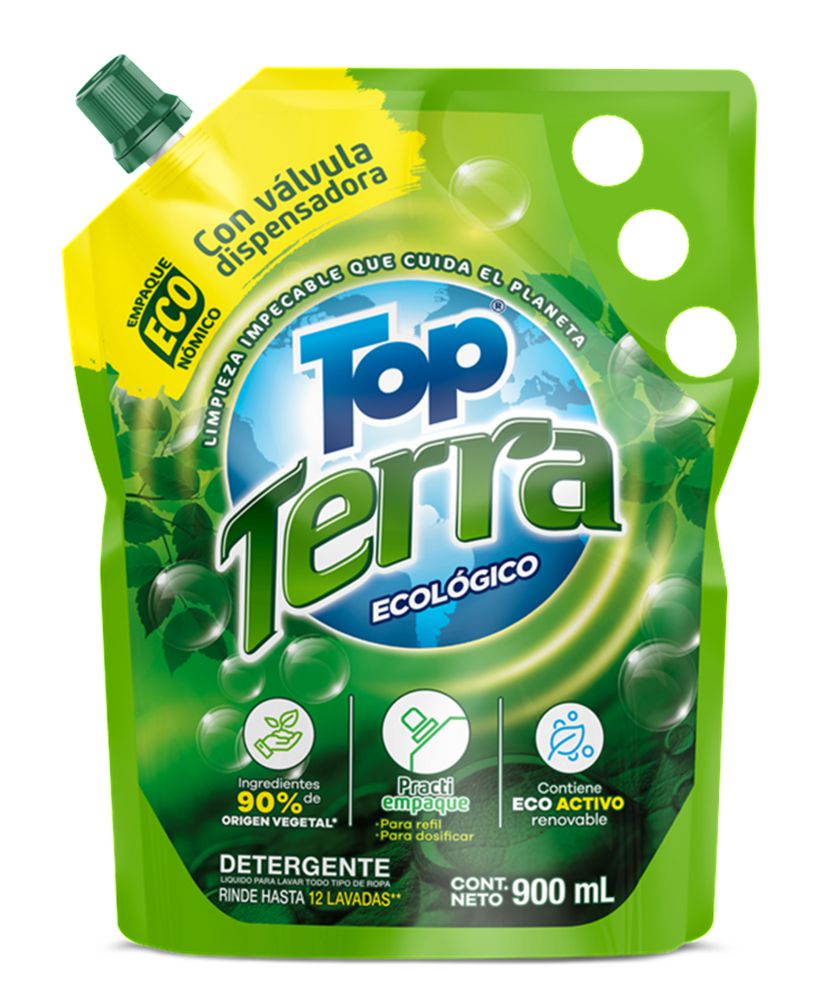 Detergente Liquido Top Terra 900 ml