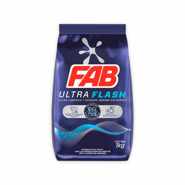 Detergente Fab 1000 gr Ultra Flash