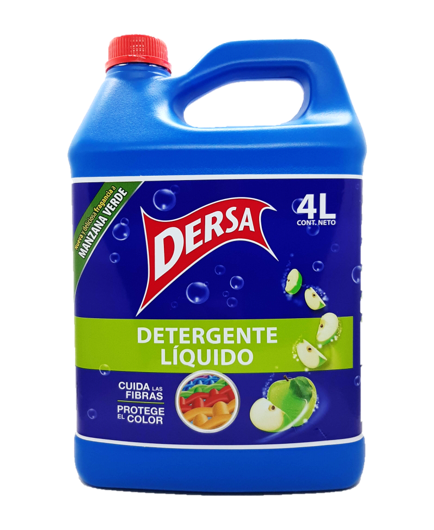 Detergente Liquido Dersa 4000 ml Manzana