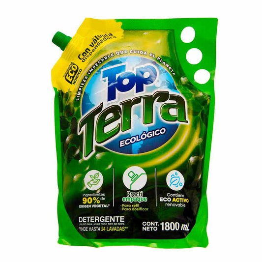 Detergente Liquido Top Terra 1800 ml Doypack
