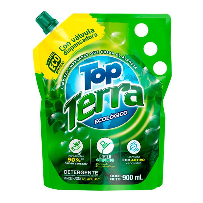 Detergente Liquido Top Terra 900 ml Doypack