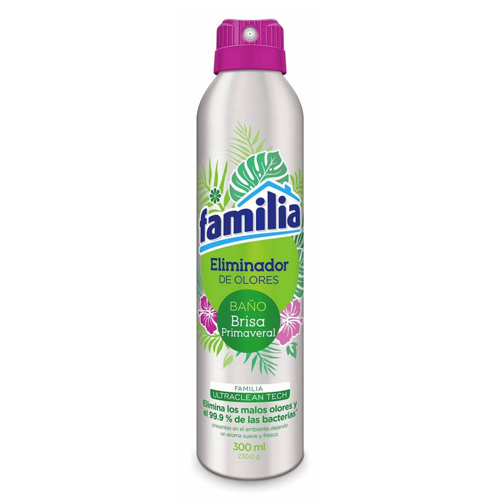 Eliminador De Olores Familia 300 ml Aerosol Brisa Primaveral