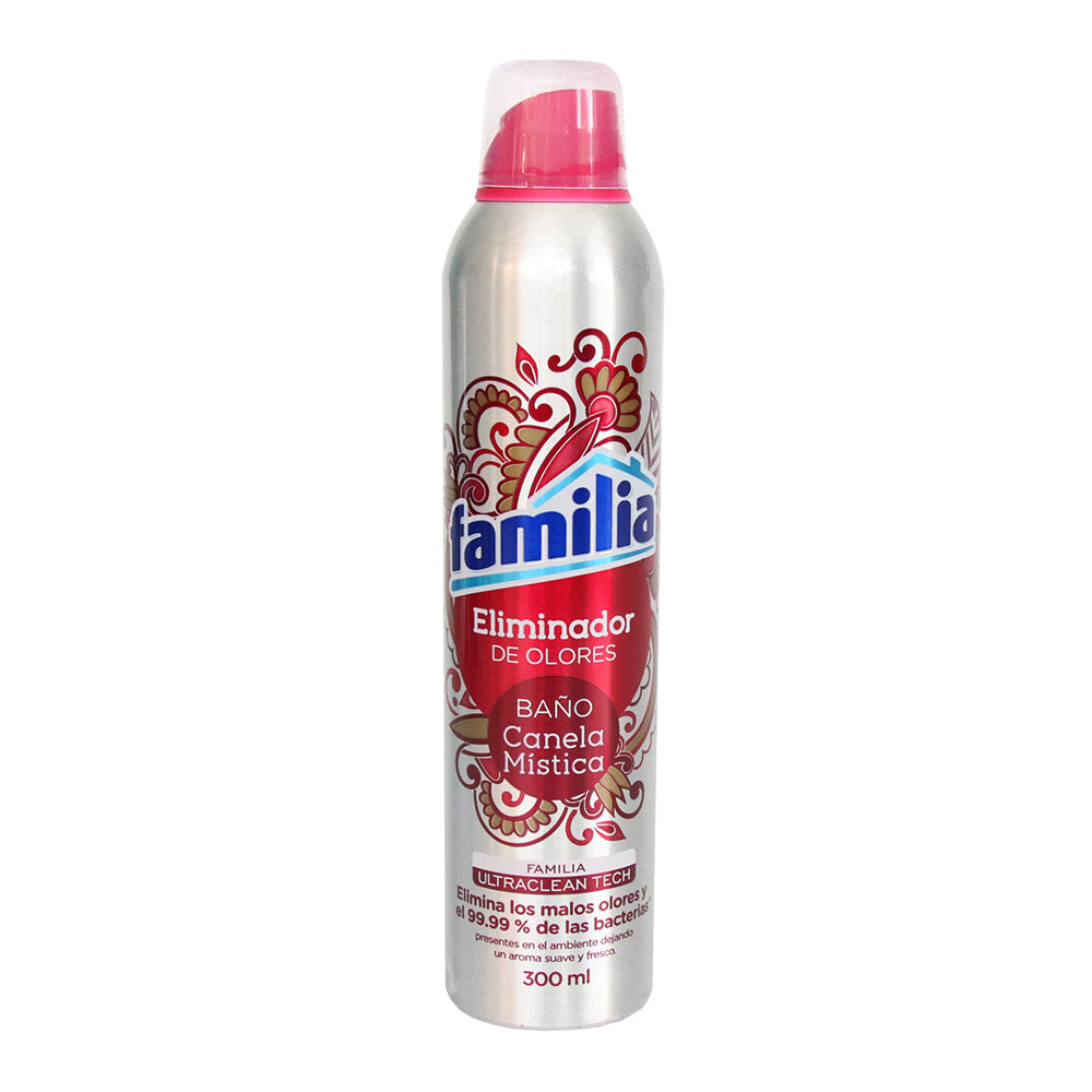 Eliminador De Olores Familia 300 ml Aerosol Canela Mistica