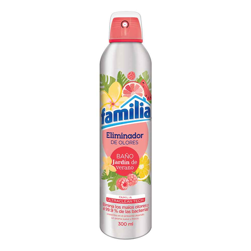 Eliminador De Olores Familia 300 ml Aerosol Jardin De Verano