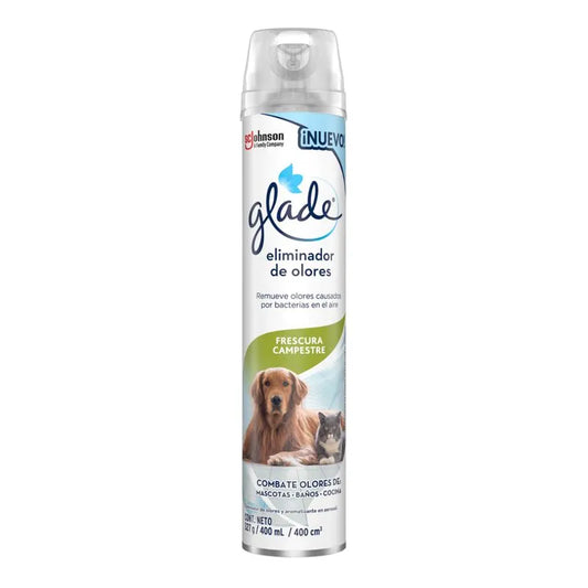 Eliminador Olores Glade 400ml Frescura Campestre