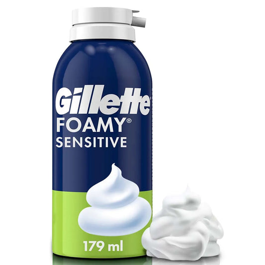 Espuma Para Afeiter Gillette 175 Gr Foamy Sensitive