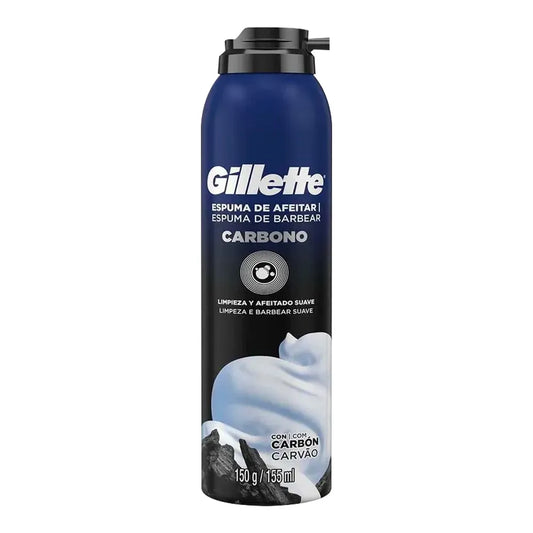 Espuma Para Afeiter Gillette 150 Gr Carbono