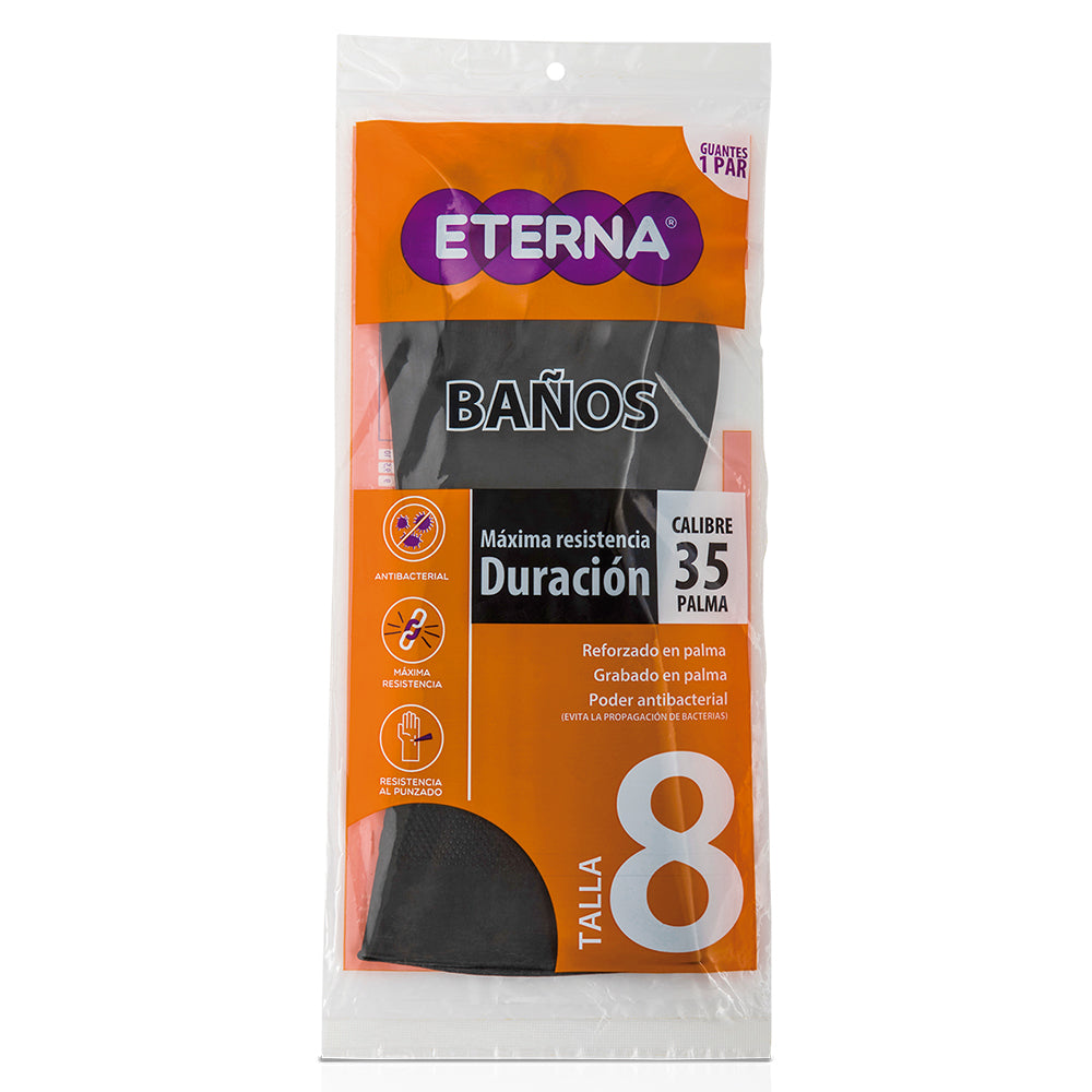 Guante Eterna Talla 8 Calibre 35 En Palma Maxima Duracion