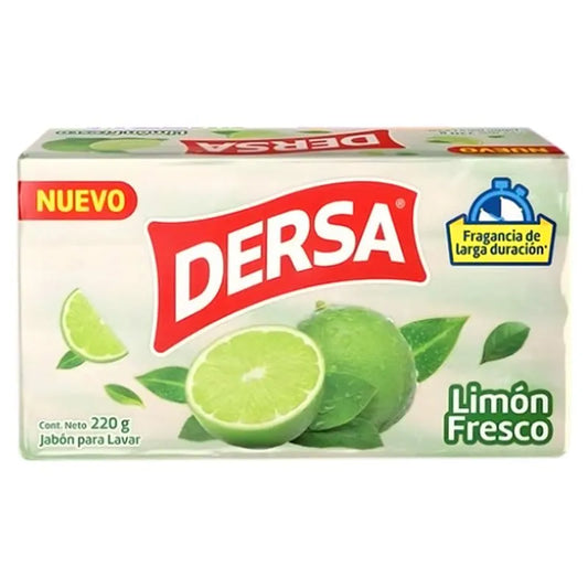 Jabon Barra Dersa Limon Fresco 220 gr