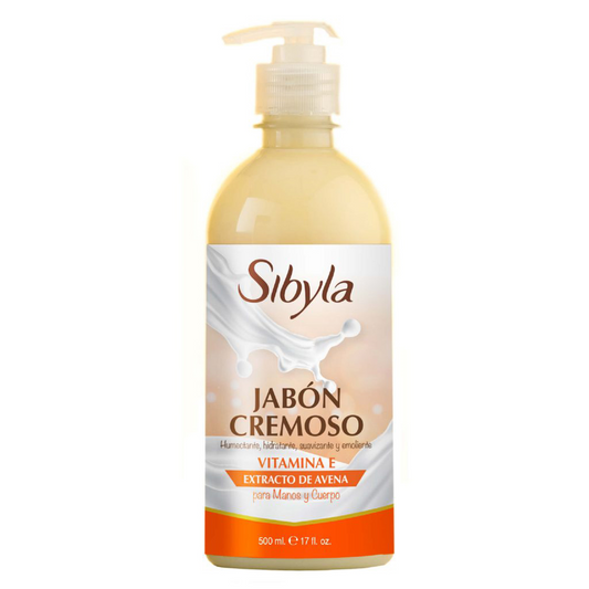 Jabon Manos Liquido Sybila Dispensador 500 ml Avena