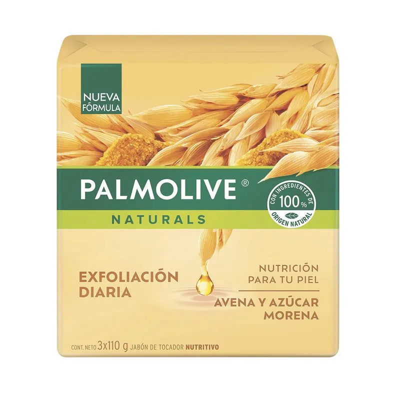 Jabon Palmolive 110 gr 3 Unidades Avena Oferta