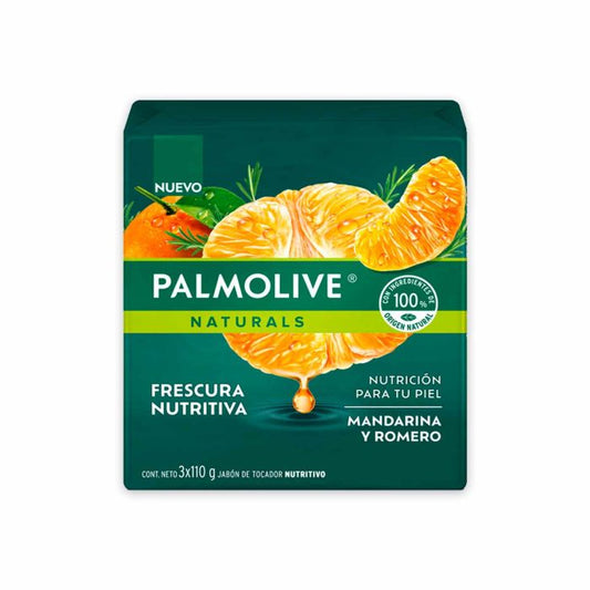 Jabon Palmolive 110 gr 3 Unidades Mandarina y Romero