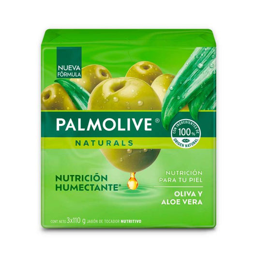 Jabon Palmolive 110 gr 3 Unidades Oliva y Aloe Vera Oferta