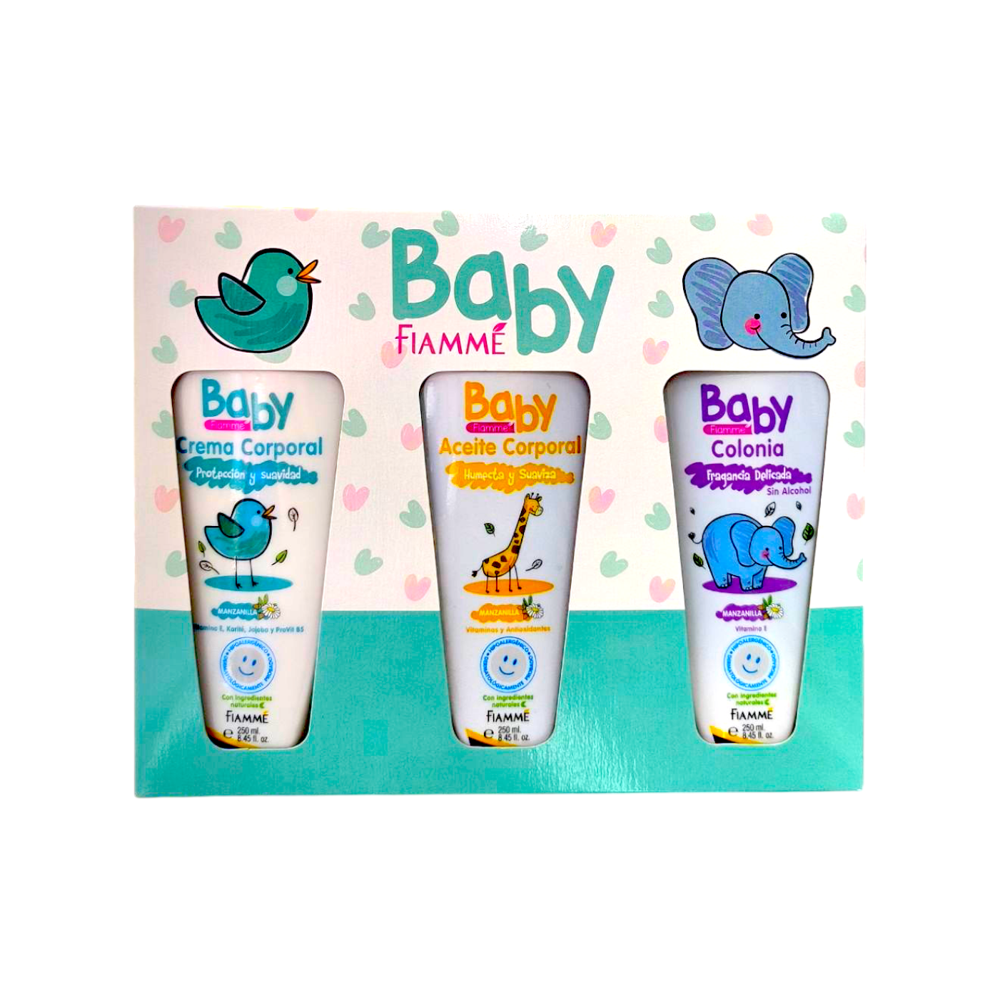 Kit Baby Fiamme Colonia + Aceite + Crema 250 ml Oferta