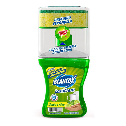 Lavaloza Liquido Blancox Lozacrem 400 ml Limon y Aloe