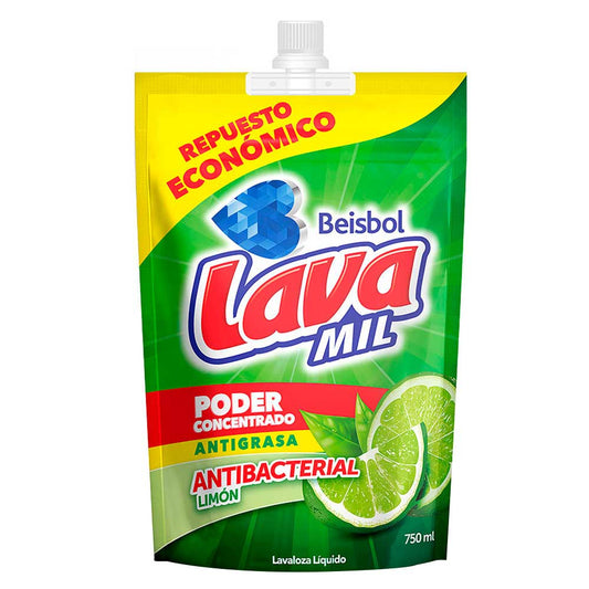 Lavaloza Liquido Lava Mil 750 ml Doypack Limon