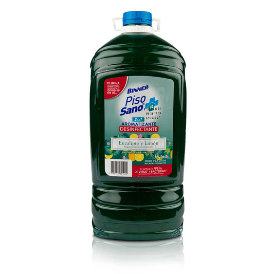 Limpiador Desinfectante Binner 3000 ml Eucalipto y Limon