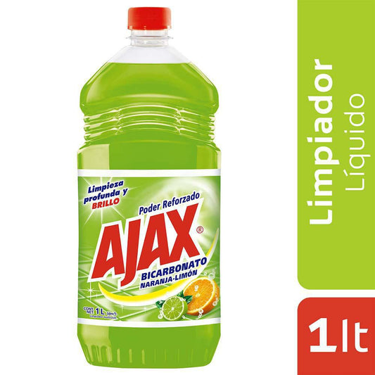 Limpiador Ajax 1000 ml Fresco Naranja-Limon