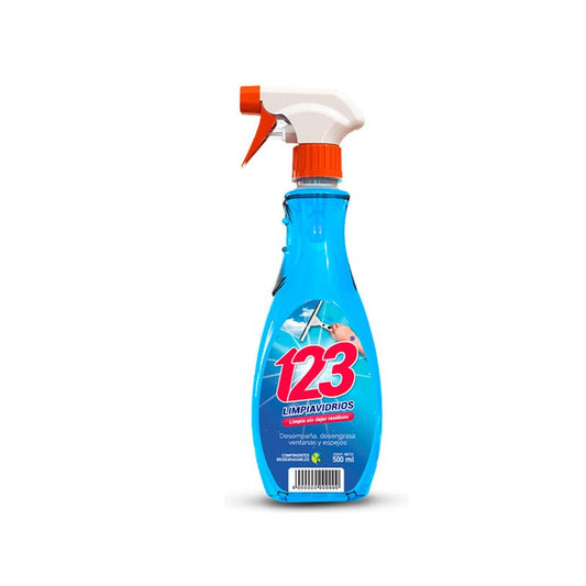 Limpiavidrios 123 500 ml Spray