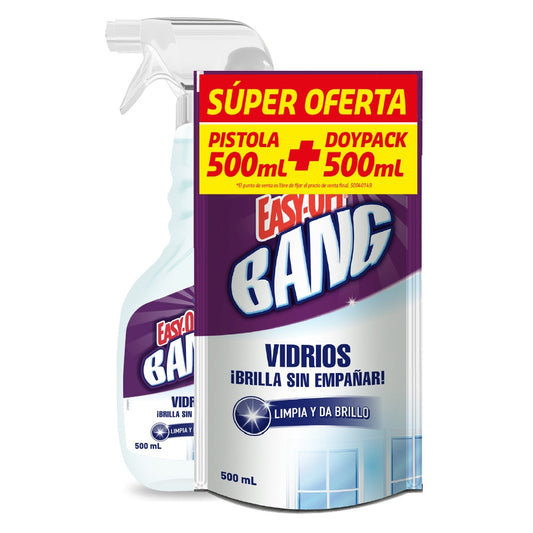 Limpiavidrios Easy Off Bang Pistola 500+500 Repuesto Oferta