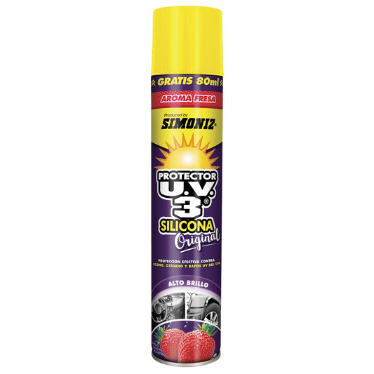 Silicona Simoniz 480 ml Fresa Filtro U.V Aerosol