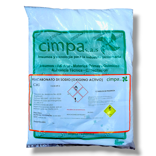 Oxigeno Activo Cimpa 1 Kg Percarbonato De Sodio