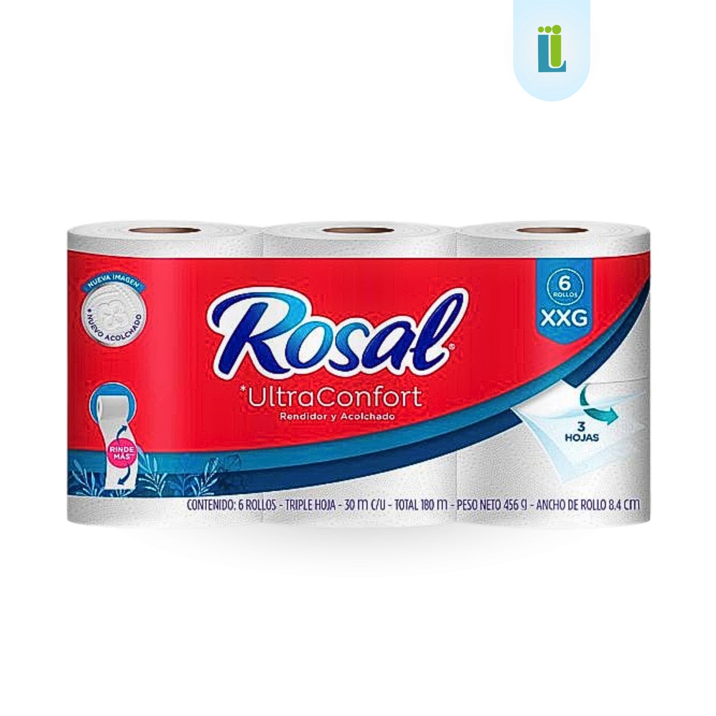 Papel Higienico Rosal Ultraconfort XXG 6 Rollos