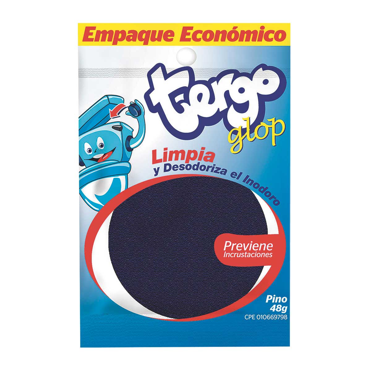 Pastillas Para Tanque Tergo Glop 48 Gr Pino